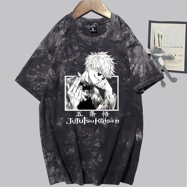 Gojo Satoru Come! Tie Dye Jujutsu Kaisen T-shirt