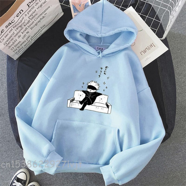 Gojo Couch Potato Jujutsu Kaisen Hoodie