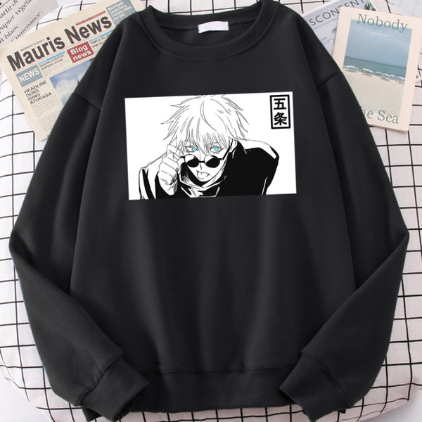 Gojou Satoru Blue Eyes Jujutsu Kaisen Crewneck