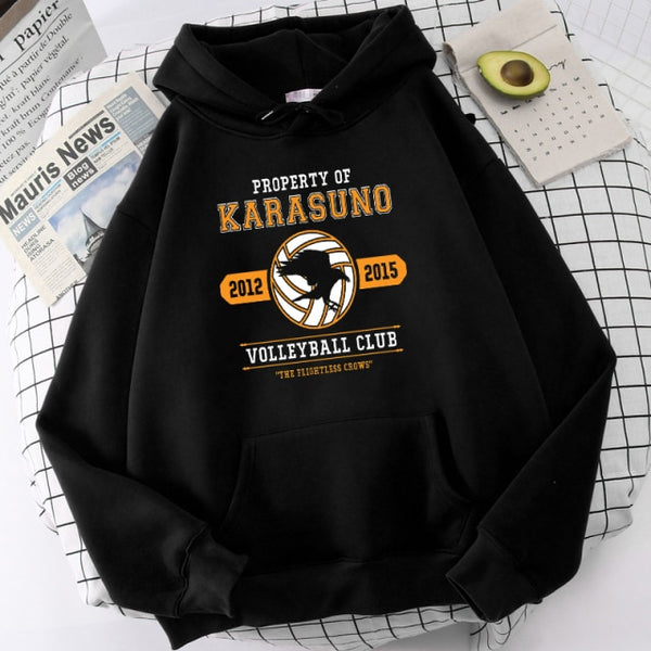 Property of Karasuno Fleece Pullover Hoodie