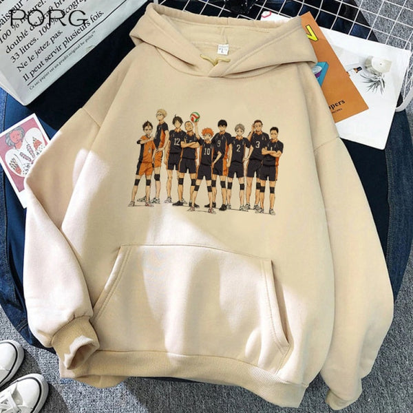 Team Karasuno Version 4 Fleece Pullover Hoodie