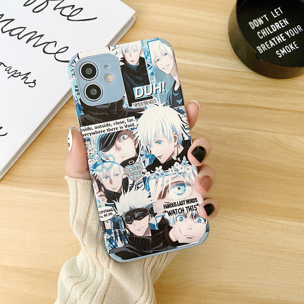 DUH! Satoru Gojo Collage Jujutsu Kaisen Silicone Phone Case