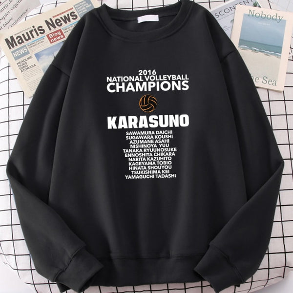 Karasuno National Champions Fleece Crewneck