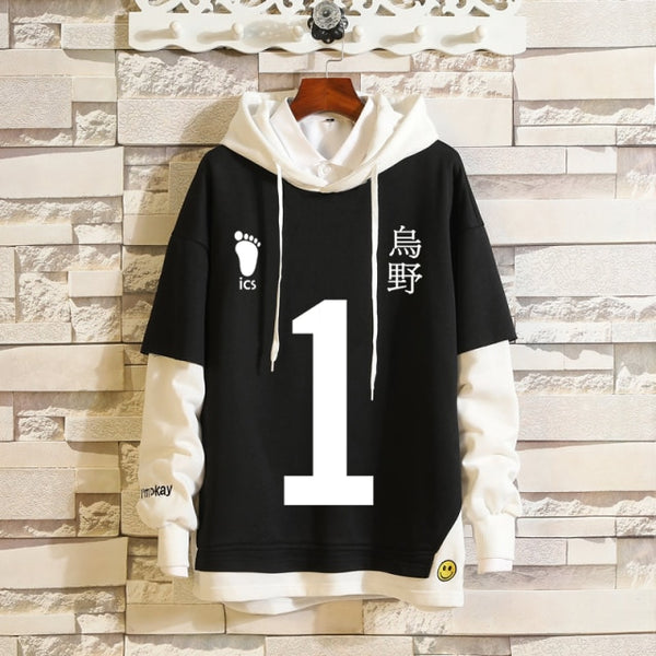 Haikyuu #1 Karasuno Hooded Sweater