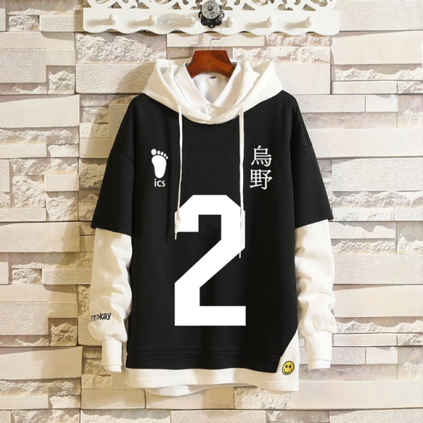 Haikyuu #2 Karasuno Hooded Sweater