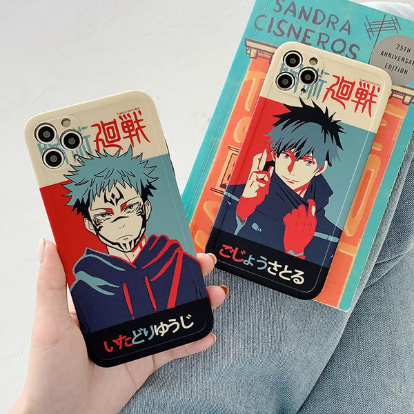 Sukuna and Gojo Jujutsu Kaisen Color Art Phone Case