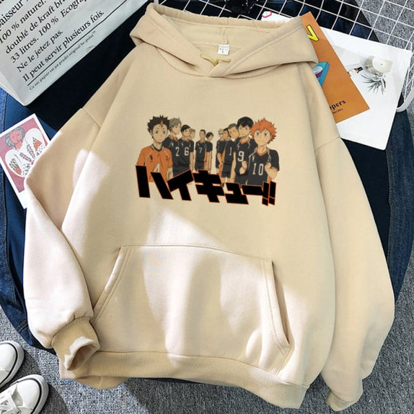 Team Karasuno Version 3  Fleece Pullover Hoodie