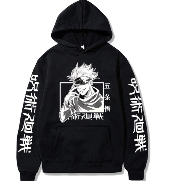 Gojo Satoru Blindfolded Jujutsu Kaisen Hoodie